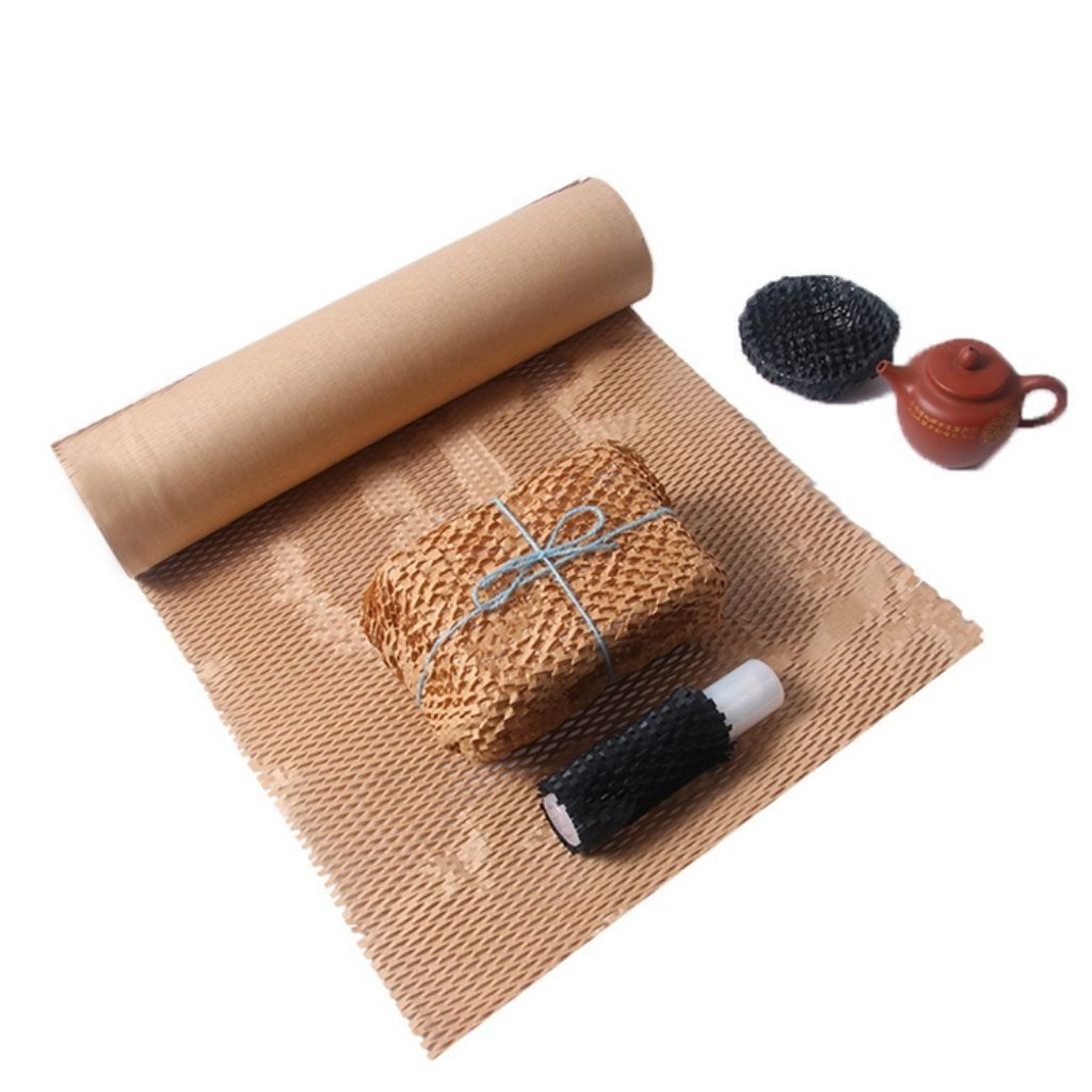 Eco-friendly honeycomb paper roll - Brown Colour