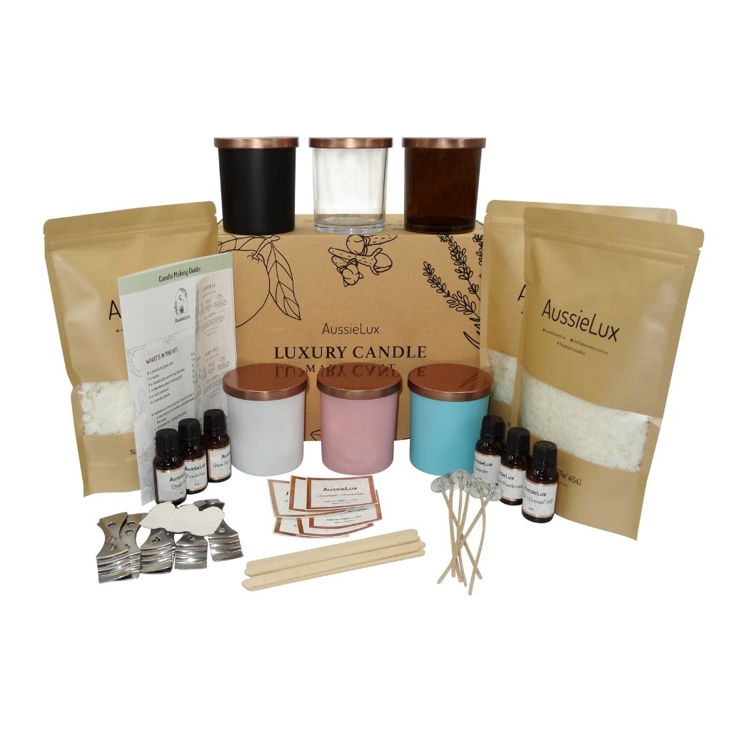 Luxury Soy Candle Making Refill Kit With 6 Scents Combo 1