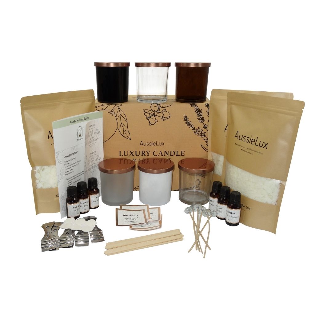 Luxury Soy Candle Making Refill Kit With 6 Scents Combo 2