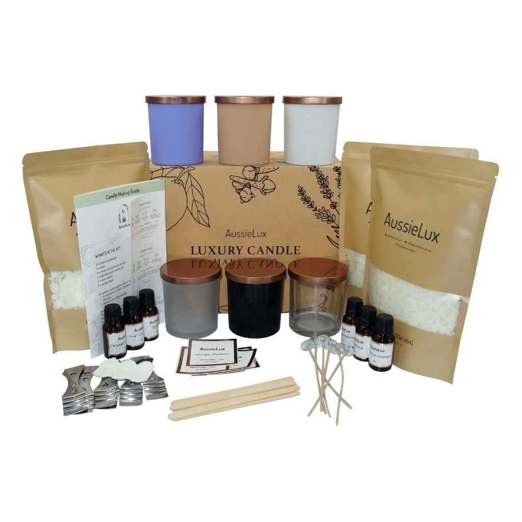 Luxury Soy Candle Making Refill Kit With 6 Scents Combo 3